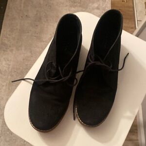 Hush puppy suede ankle boot